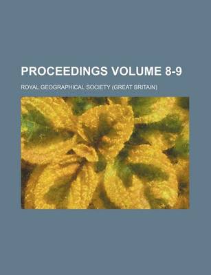 Book cover for Proceedings Volume 8-9