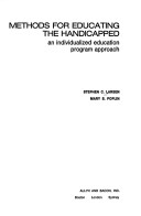 Book cover for Methods for Educating the Handicapped