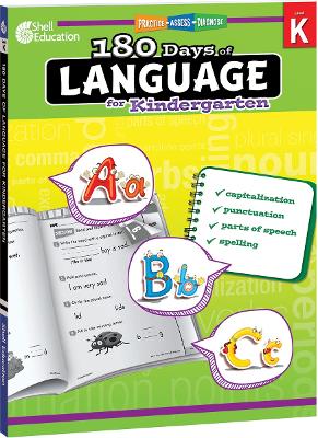 Cover of 180 Days of Language for Kindergarten