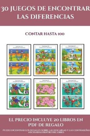 Cover of Contar hasta 100 (30 juegos de encontrar las diferencias)