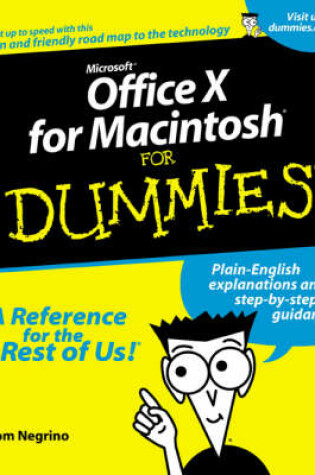 Cover of Microsoft Office v.X for Macs For Dummies