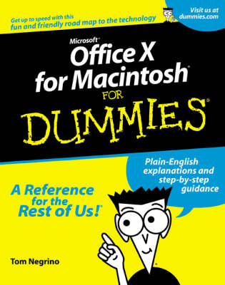 Book cover for Microsoft Office v.X for Macs For Dummies