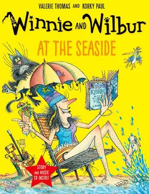 Book cover for Winnie and Wilbur at the Seaside with audio CD