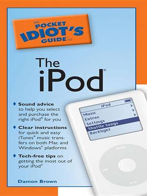 Book cover for The Pocket Idiot's Guide to the iPod