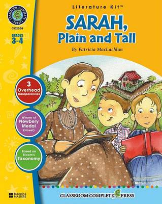 Book cover for A Literature Kit for Sarah, Plain and Tall, Grades 3-4