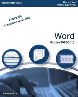 Book cover for Word Maîtrise 2013 - 2016