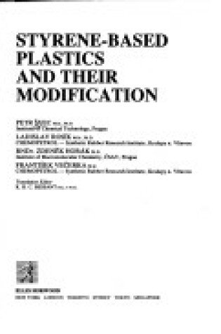 Cover of Polystyrene and Its Modification