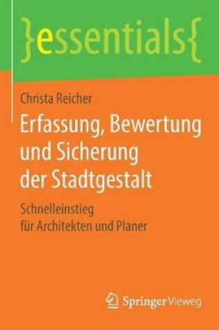 Cover of Erfassung, Bewertung Und Sicherung Der Stadtgestalt