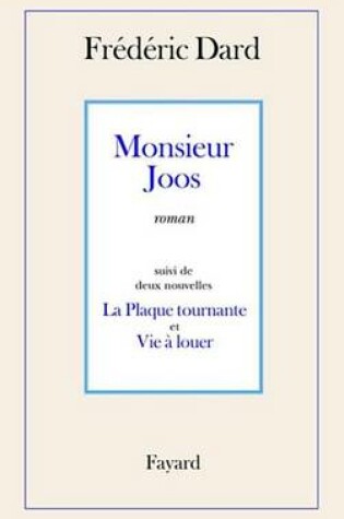 Cover of Monsieur Joos