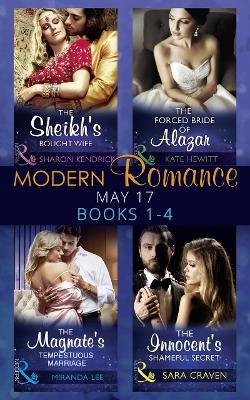 Book cover for Modern Romance May 2017 Books 1 - 4
