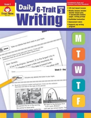 Book cover for Daily 6-Trait Writing, Grade 3 Teacher Edition