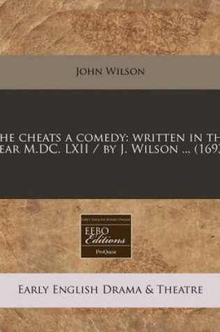 Cover of The Cheats a Comedy