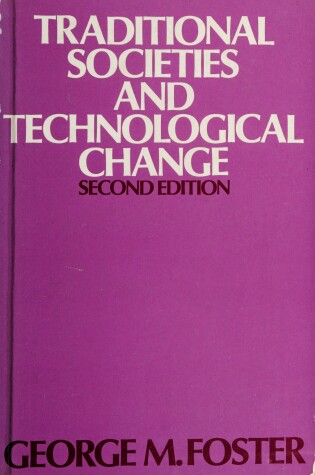 Cover of Traditional Societies and Technological Change