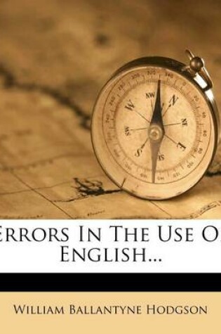 Cover of Errors in the Use of English...