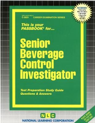 Book cover for Senior Beverage Control Investigator