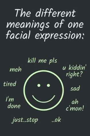 Cover of The different meanings of one facial expression