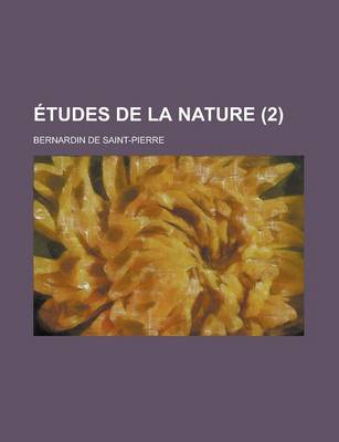 Book cover for Etudes de La Nature (2)