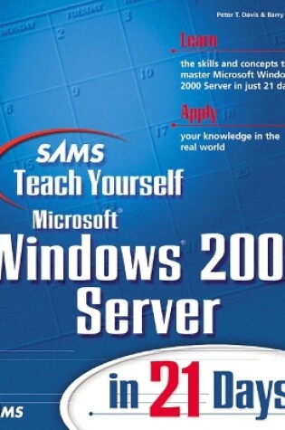 Cover of Sams Teach Yourself Microsoft Windows 2000 Server in 21 Days