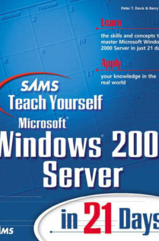 Cover of Sams Teach Yourself Microsoft Windows 2000 Server in 21 Days