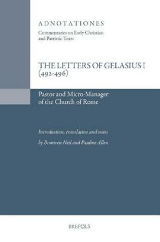 Cover of The Letters of Gelasius I (492-496)