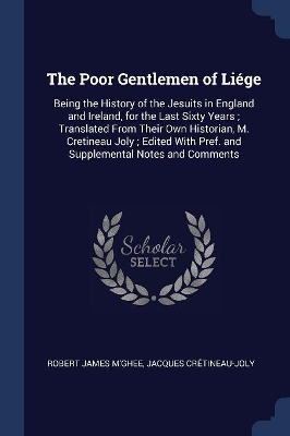 Book cover for The Poor Gentlemen of Liége