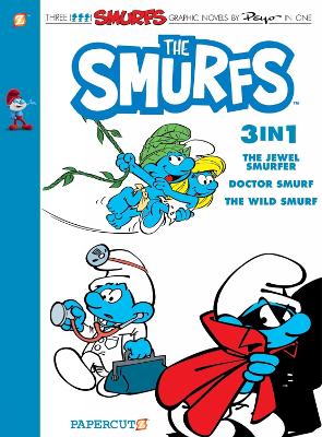 Book cover for The Smurfs 3-in-1 Vol. 7