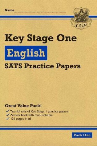 Cover of KS1 English SATS Practice Papers: Pack 1 (for end of year assessments)