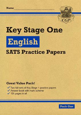 Book cover for KS1 English SATS Practice Papers: Pack 1 (for end of year assessments)