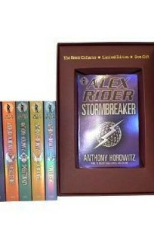 Cover of Alex Rider Series Collection Pack. Scorpia, Eagle Strike, Ark Angle, Skeleton Key, Point Blanc & Stormbreaker
