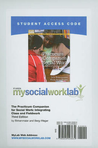 Cover of MyLab Social Work without Pearson eText -- Standalone Access Card -- for The Practicum Companion for Social Work