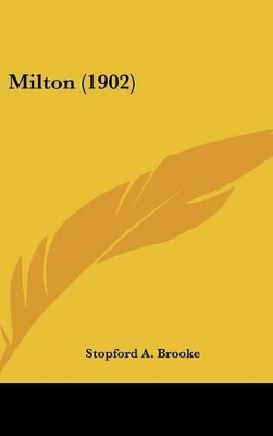 Book cover for Milton (1902)