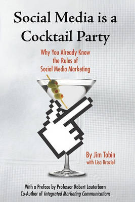 Book cover for Social Media Is A Cocktail Party