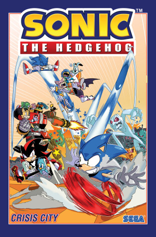 Book cover for Sonic the Hedgehog, Vol. 5: Crisis City