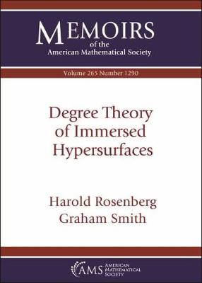Cover of Degree Theory of Immersed Hypersurfaces