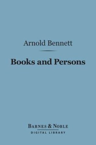 Cover of Books and Persons (Barnes & Noble Digital Library)