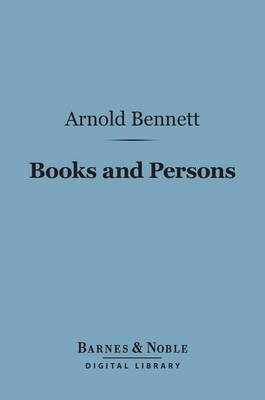 Book cover for Books and Persons (Barnes & Noble Digital Library)