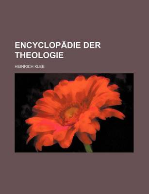 Book cover for Encyclopadie Der Theologie