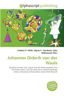 Cover of Johannes Diderik Van Der Waals