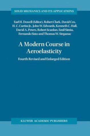 Cover of A Modern Course in Aeroelasticity