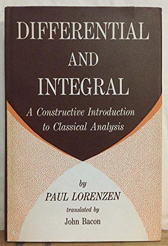 Book cover for Differential and Integral