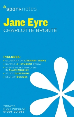 Book cover for Jane Eyre SparkNotes Literature Guide