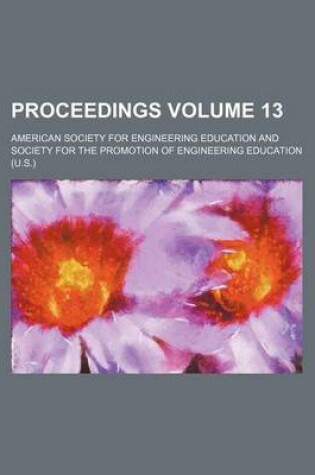 Cover of Proceedings Volume 13