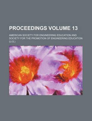 Book cover for Proceedings Volume 13