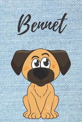 Book cover for Bennet Notizbuch Hunde / Malbuch / Tagebuch