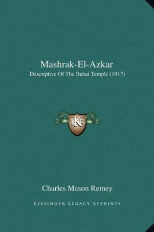 Cover of Mashrak-El-Azkar