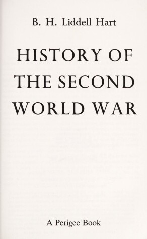 Book cover for Hist Second World War