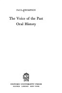 Book cover for Voice of the Past