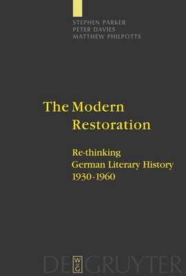 Book cover for The Modern Restoration