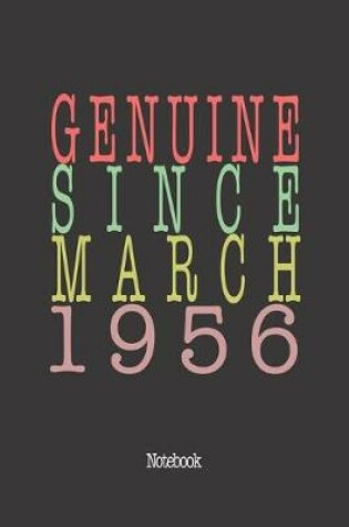 Cover of Genuine Since March 1956