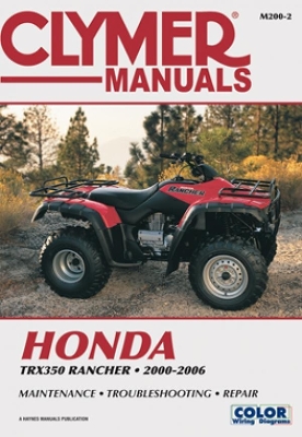 Book cover for Honda TRX350 Rancher Series ATV (2000-2006) Service Repair Manual